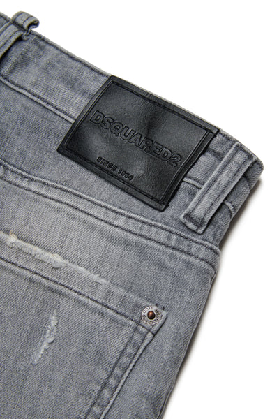 Jeans in denim grigio per bambino Dsquared2 DQ3582 DQ03 