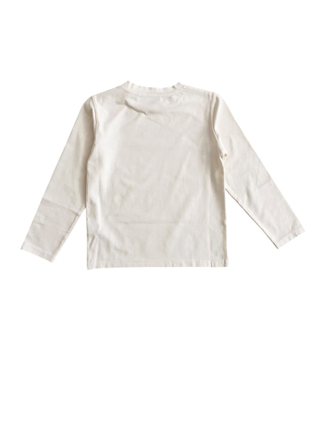 T-shirt panna per bambini Fiorile 1617 120 