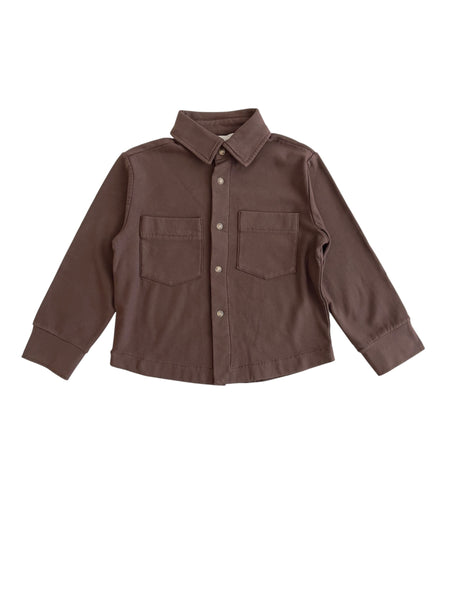 Camicia cioccolato per bambino Fiorile 1631 662 
