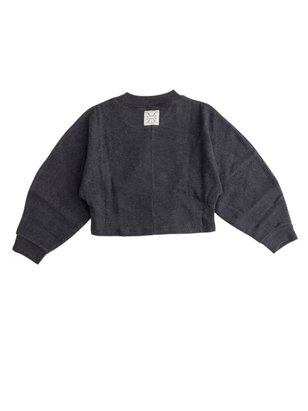 Maglia carbone con pinces per bambina Fiorile 1712 152 
