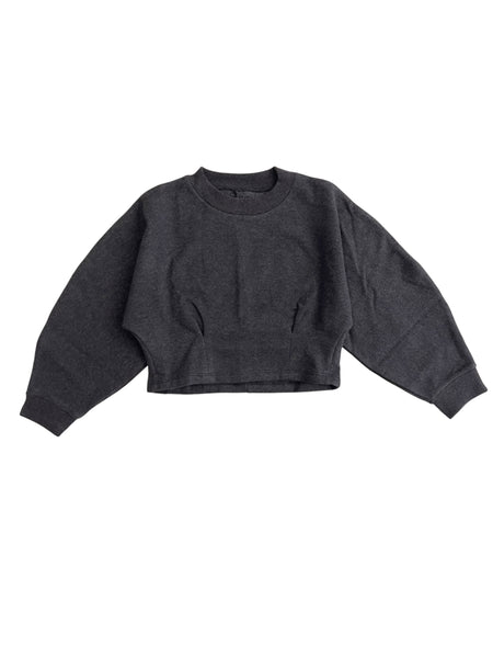 Maglia carbone con pinces per bambina Fiorile 1712 152 