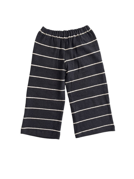 Pantalone carbone a righe panna per bambina Fiorile 1755 152 