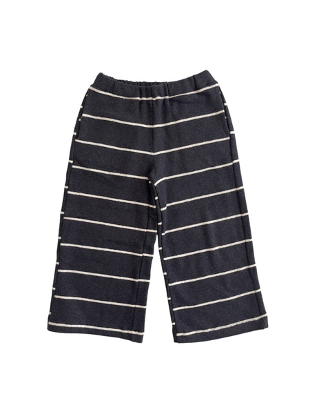 Pantalone carbone a righe panna per bambina Fiorile 1755 152 