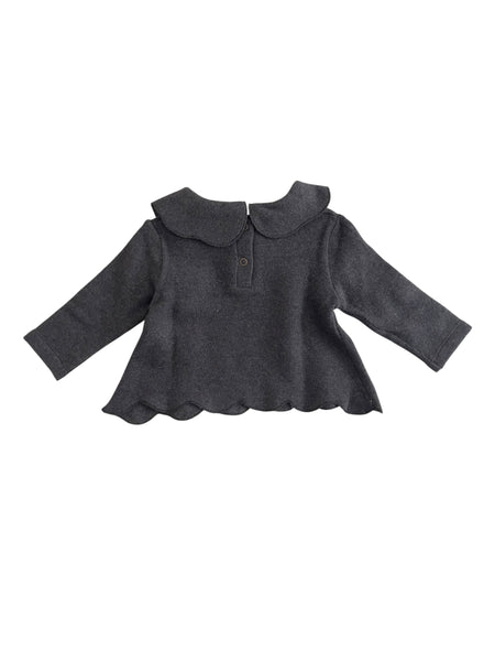 Maglia carbone per neonata Fiorile 1875 152 
