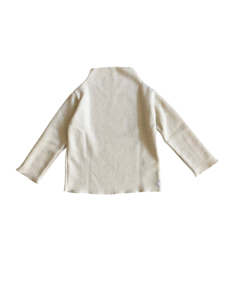 Maglia panna con brillantini per bambina Gayalab 403 PANNA 