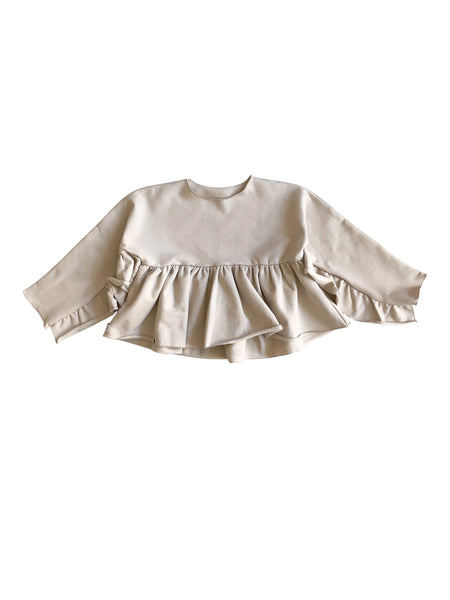 Maglia beige per neonata Gayalab 609A BEIGE 