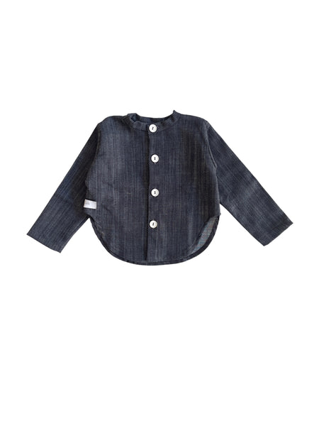 Camicia grigio scuro per neonati Gayalab 611B JEANS 