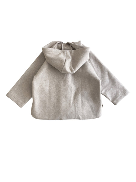 Giacca grigio chiaro con cappuccio per neonati e bambini Gayalab 613A GRIGIO 