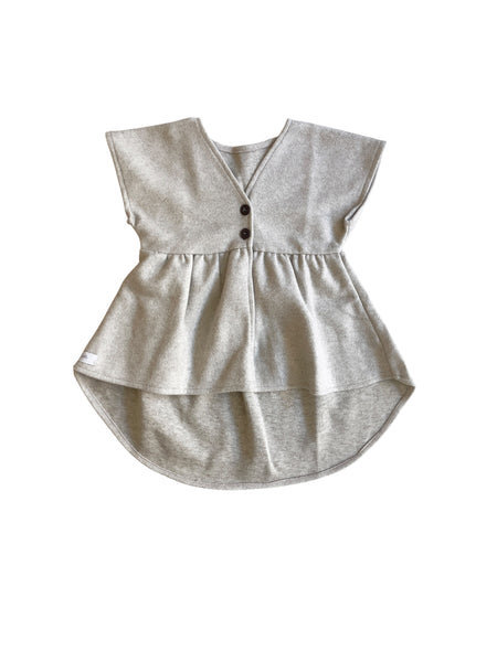 Giacca tortora per bambina Gayalab 614C PANNA GRIGIO 