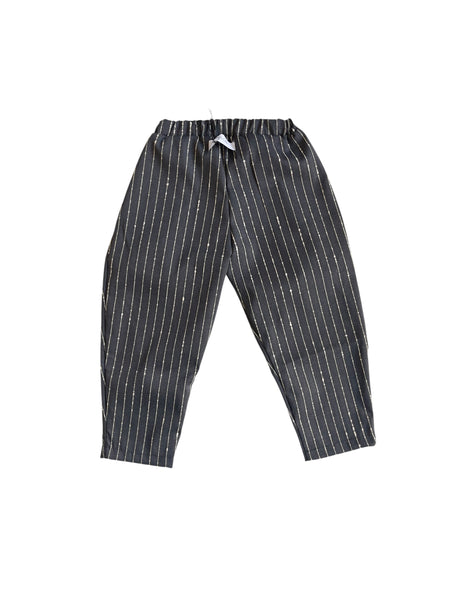 Pantalone grigio scuro a righe bianche per neonati Gayalab 615E GRIGIO SCURO 