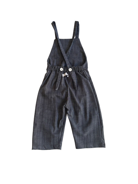 Salopette in denim per neonata e bambina Gayalab 622D JEANS 