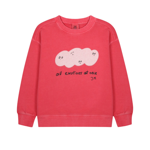 Felpa rosa fragola con stampa per bambina Jelly Mallow JM2620116 CLOUD PIG 
