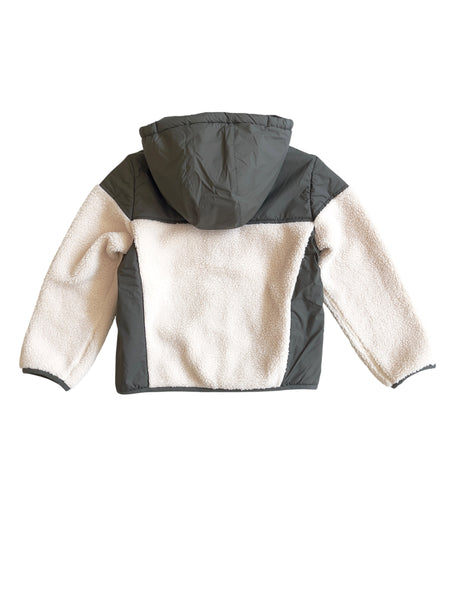 Giubbino verde con orsetto per neonati e bambini K-WAY K21452W B0A 
