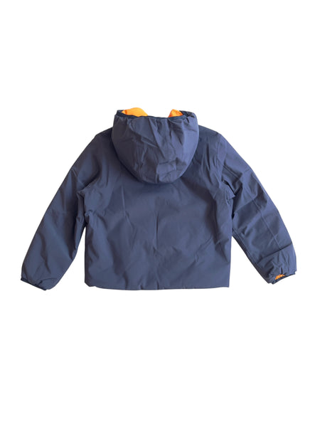 Giubbino reversibile blu e arancione per neonato e bambino K-WAY K71337W DA9 