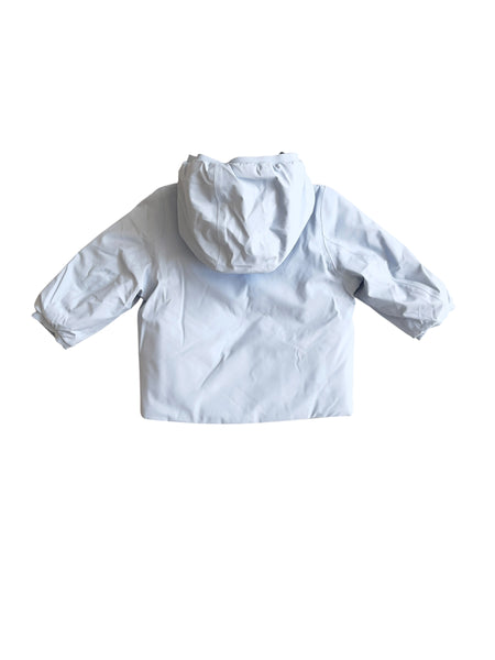 Giubbino reversibile celeste e verde per neonati K-WAY K71338W DD0 