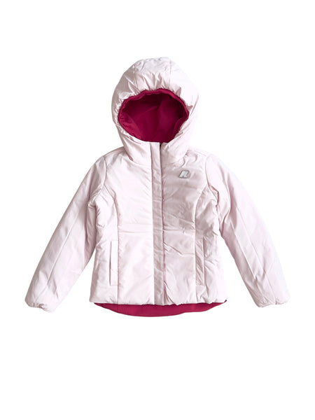 Giubbino reversibile fuxia e rosa per neonata e bambina K-WAY K71339W DAG 