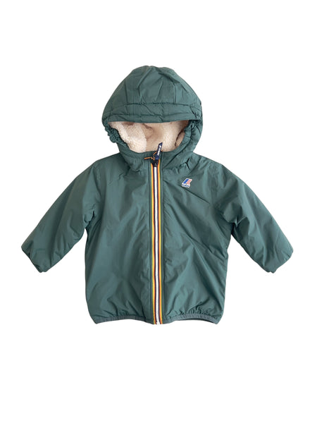 Giubbino verde per neonato K-WAY K7142RW 228 