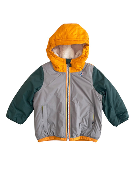 Giubbino color block multicolor per neonato e bambino K-WAY K7142TW T00 
