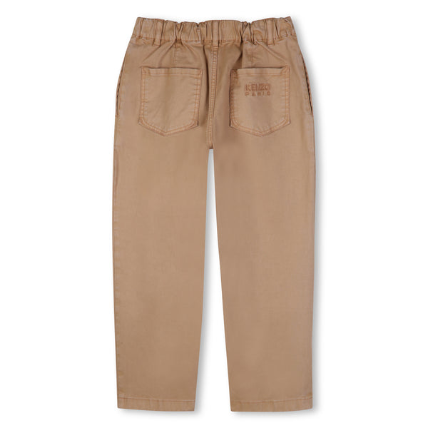 Pantalone marrone per bambino Kenzo K61918 230 