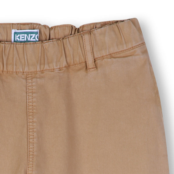 Pantalone marrone per bambino Kenzo K61918 230 