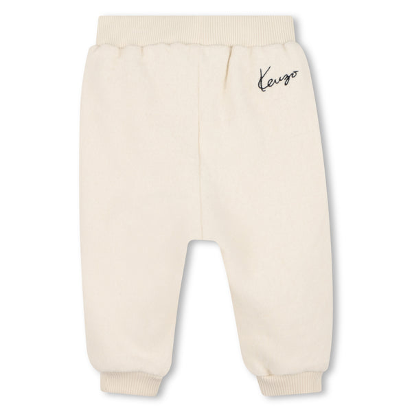 Completo felpa+tuta bianco panna per neonati Kenzo K62101 21G 