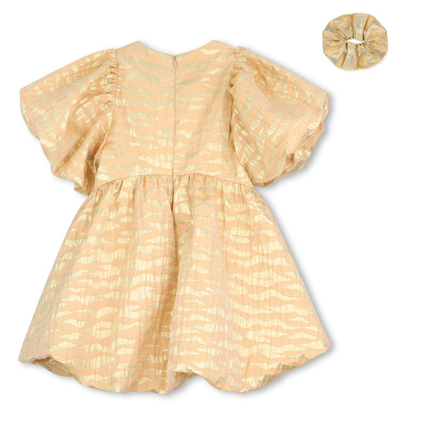 Abito d'orato per bambina con scrunchie Kenzo K62235 CP13 