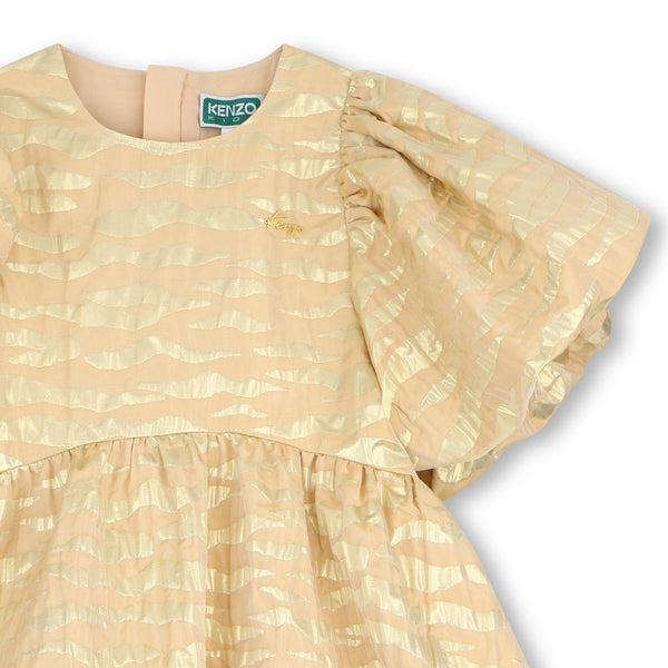 Abito d'orato per bambina con scrunchie Kenzo K62235 CP13 
