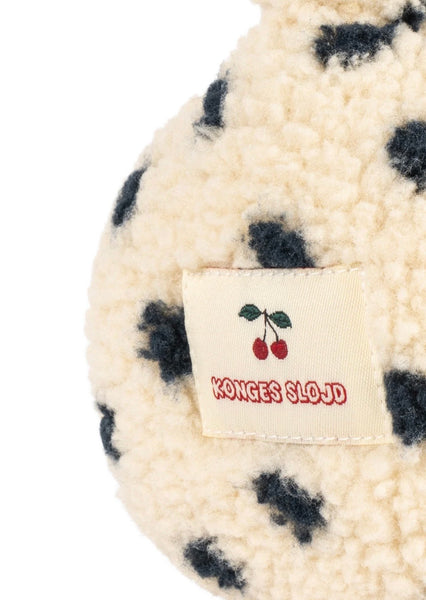 Paraorecchie bianco a pois neri per bambina Konges slojd KS105718 DOT LUMIERE 