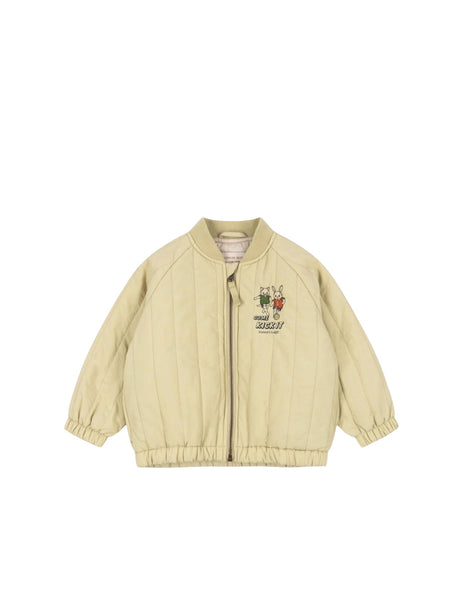 Giubbino verde oliva per neonato e bambino Konges slojd KS105725 PALE OLIVE GREEN 