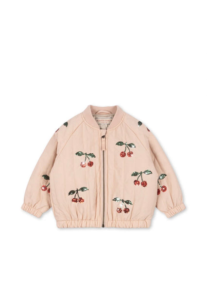 Bomber rosa con paillettes per neonata e bambina Konges slojd KS105733 CAMEO ROSE 
