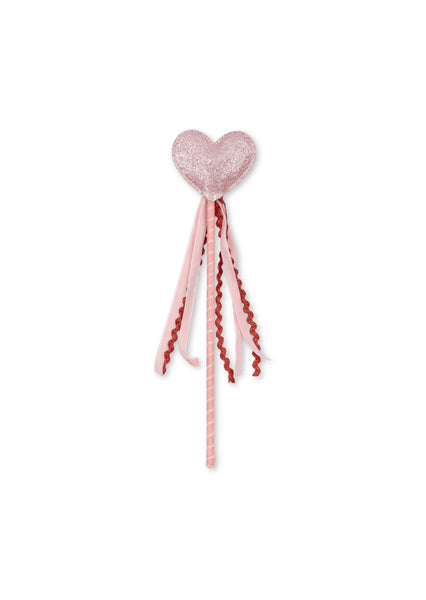 Bacchetta magica con cuore glitterato per bambina Konges slojd KS106124 CHERRY 