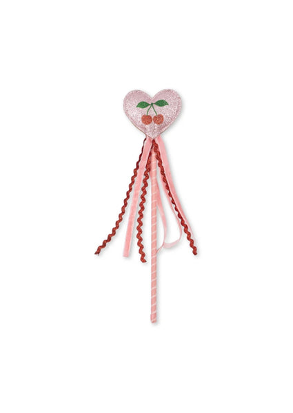 Bacchetta magica con cuore glitterato per bambina Konges slojd KS106124 CHERRY 