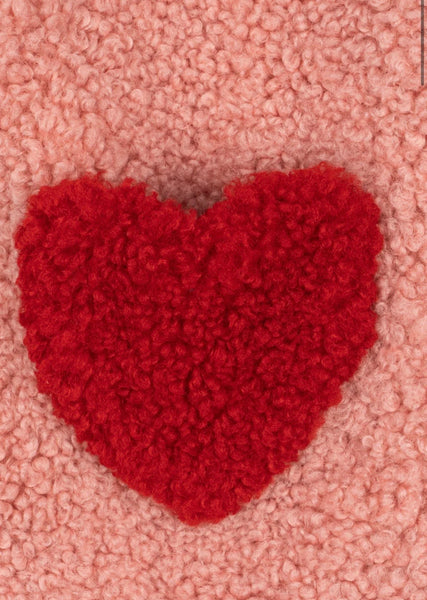 Cappotto teddy rosa fragola e rosso per bambina Konges slojd KS106289 MELLOW ROSE 