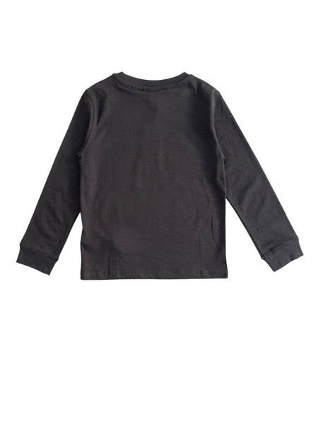T-shirt nera per bambini Lacoste 947112 K96 