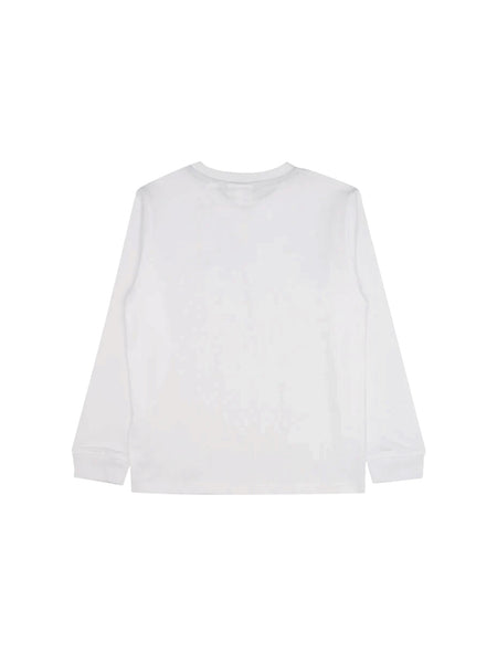 T-shirt bianca per bambini Lacoste 947112 W8L 