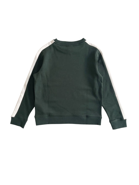 Felpa verde bosco per bambino Lacoste 947778 YZP 