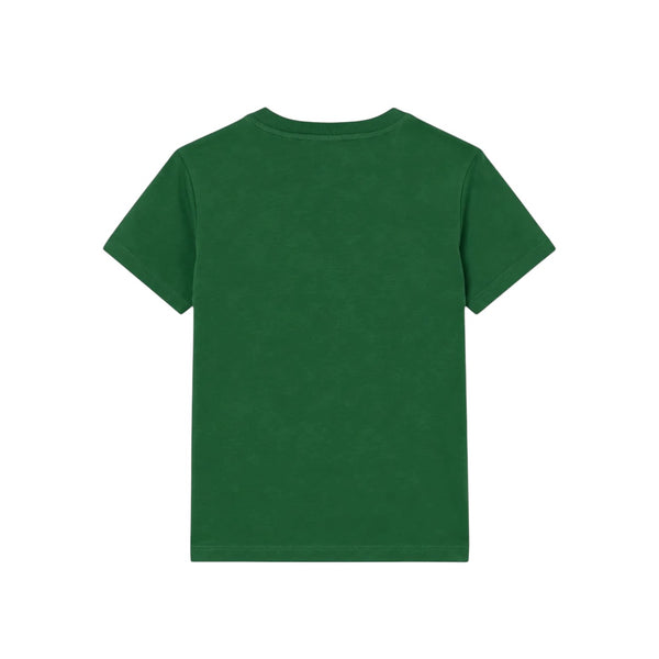 T-shirt verde con logo per bambino Lacoste 947867 F9W 