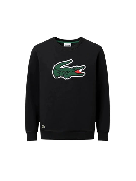 Felpa nera per bambini Lacoste 947880 K96 