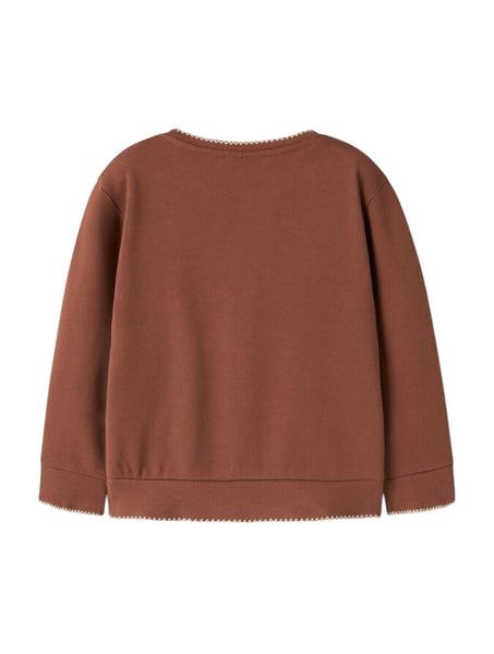 Felpa mattone per neonata e bambina Lil' Atelier 13257266 MAPLE SYRUP 