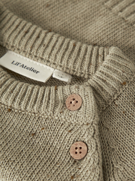 Maglia beige per neonati Lil' Atelier 13257381 TWILL 