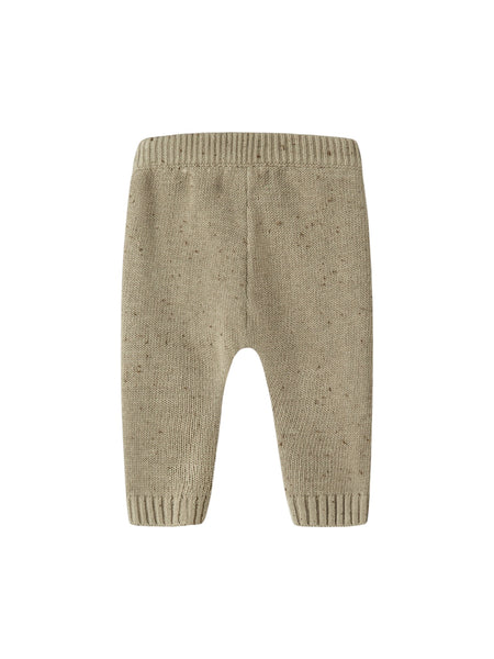 Pantalone in maglia beige per neonati Lil' Atelier 13257386 TWILL 