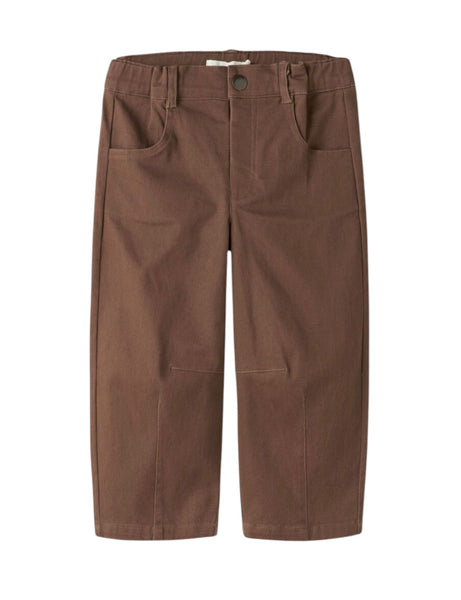 Pantalone marrone per bambini Lil' Atelier 13262244 PARTRIDGE 