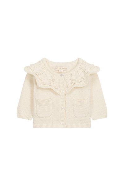 Completo maglia + pantalone panna per neonata LOUISE MISHA C0133 CREAM 