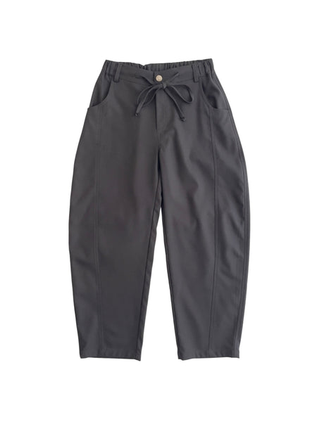 Pantalone nero per bambina LULU' LL4592BIS NERO 