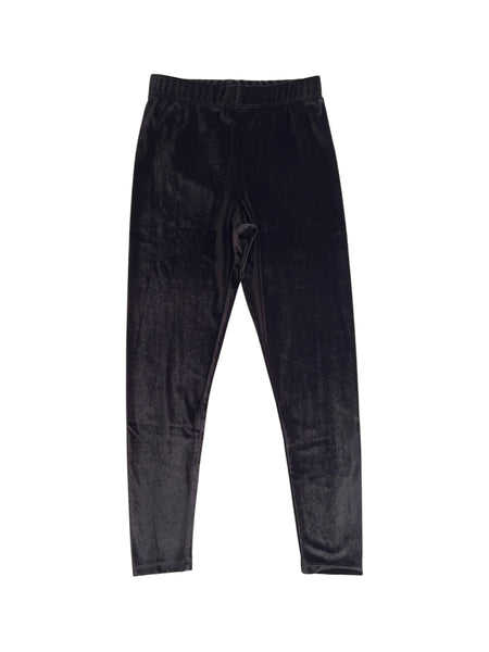 Leggings nero effetto velluto per bambina LULU' LL4688 NERO 