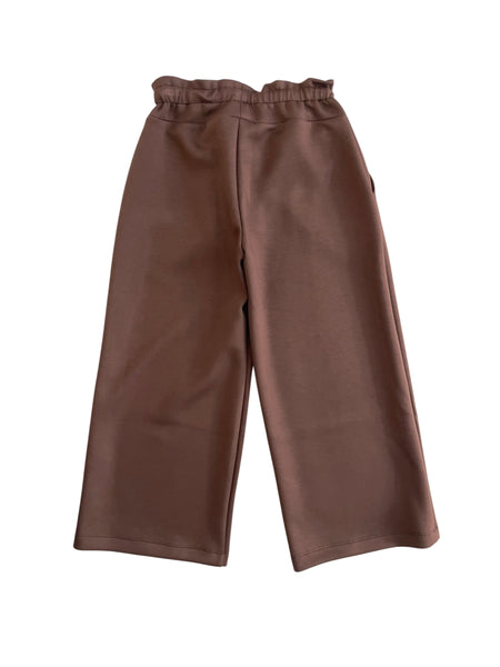 Pantalone cioccolato per bambina LULU' LL4709 MORO 