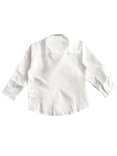 Camicia bianca per neonato e bambino Manuel Ritz MR4405 BIANCO 