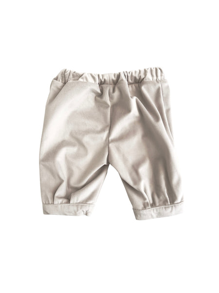 Pantalone in velluto perla per neonato Manuel Ritz MR4429 PERLA 