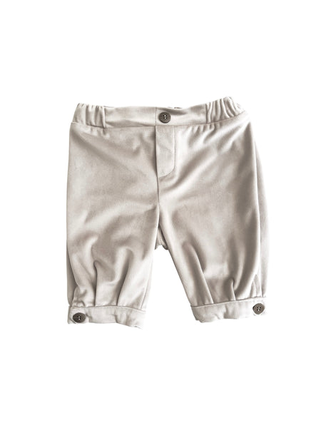 Pantalone in velluto perla per neonato Manuel Ritz MR4429 PERLA 
