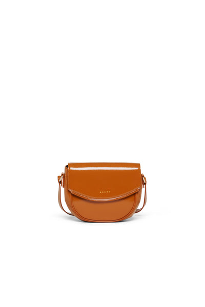 Borsa a tracolla Smile cuoio con logo per bambina Marni M01476 0M704 